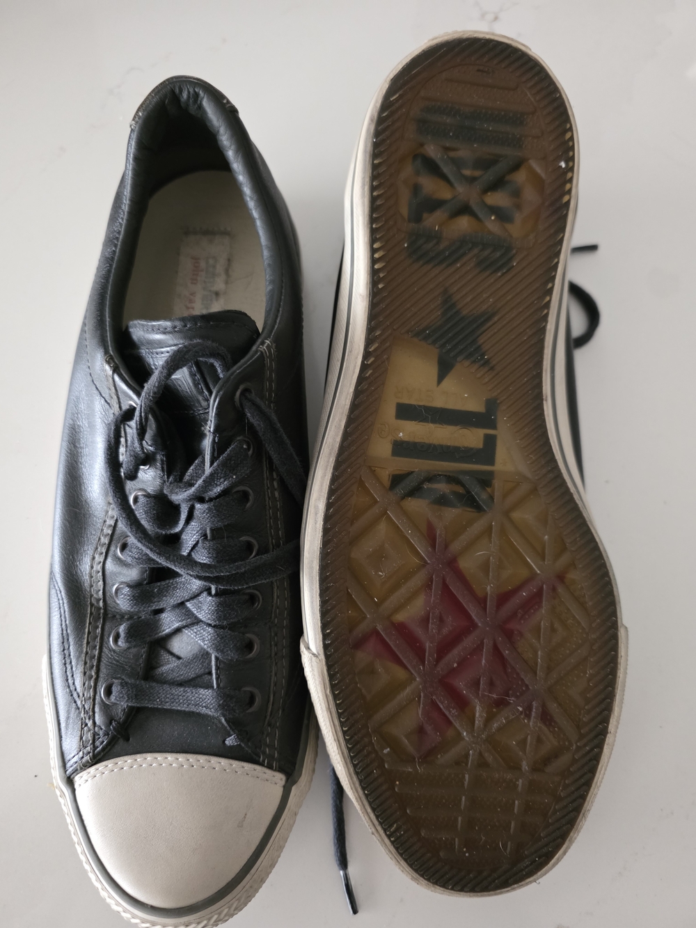John Varvatos X Converse Allstars Black Leather